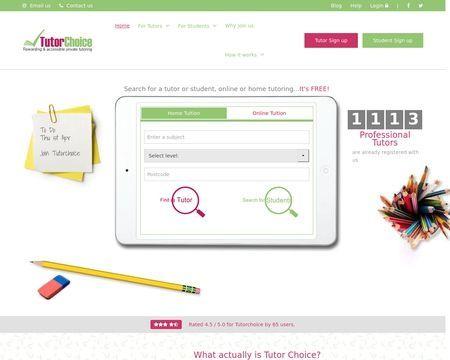 TutorChoice Screenshot
