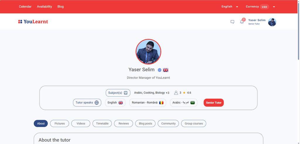 YouLearnt Screenshot