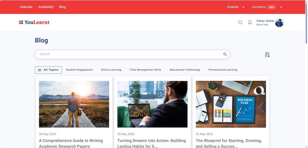 YouLearnt Screenshot
