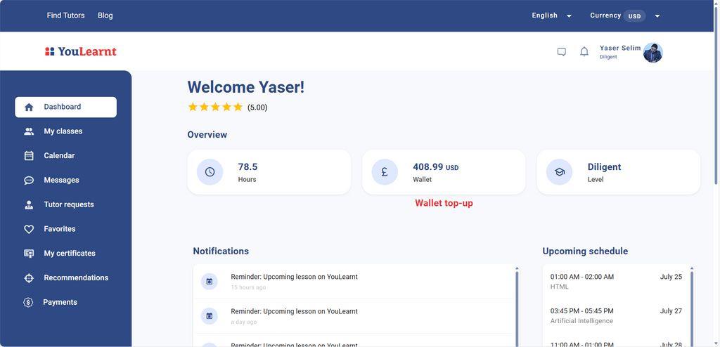 YouLearnt Screenshot