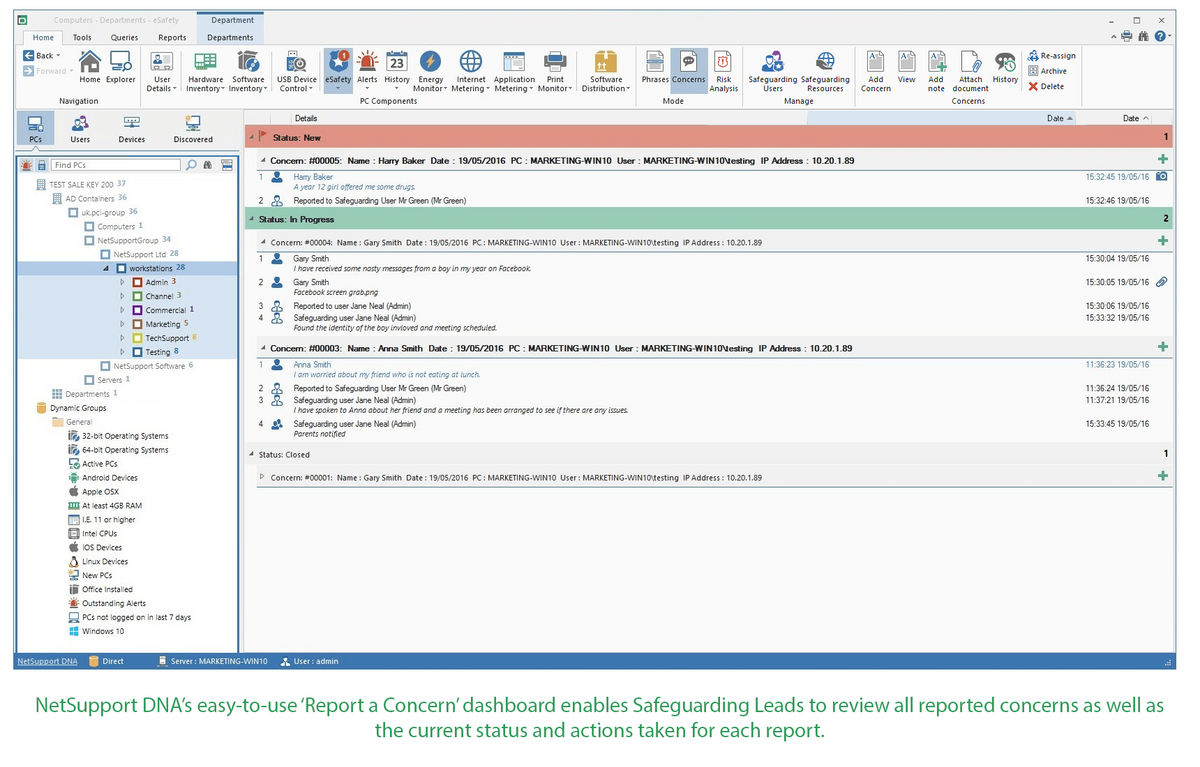 NetSupport DNA Screenshot